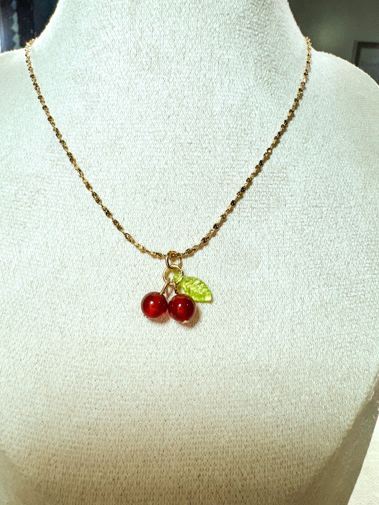 Cherry necklace 🍒