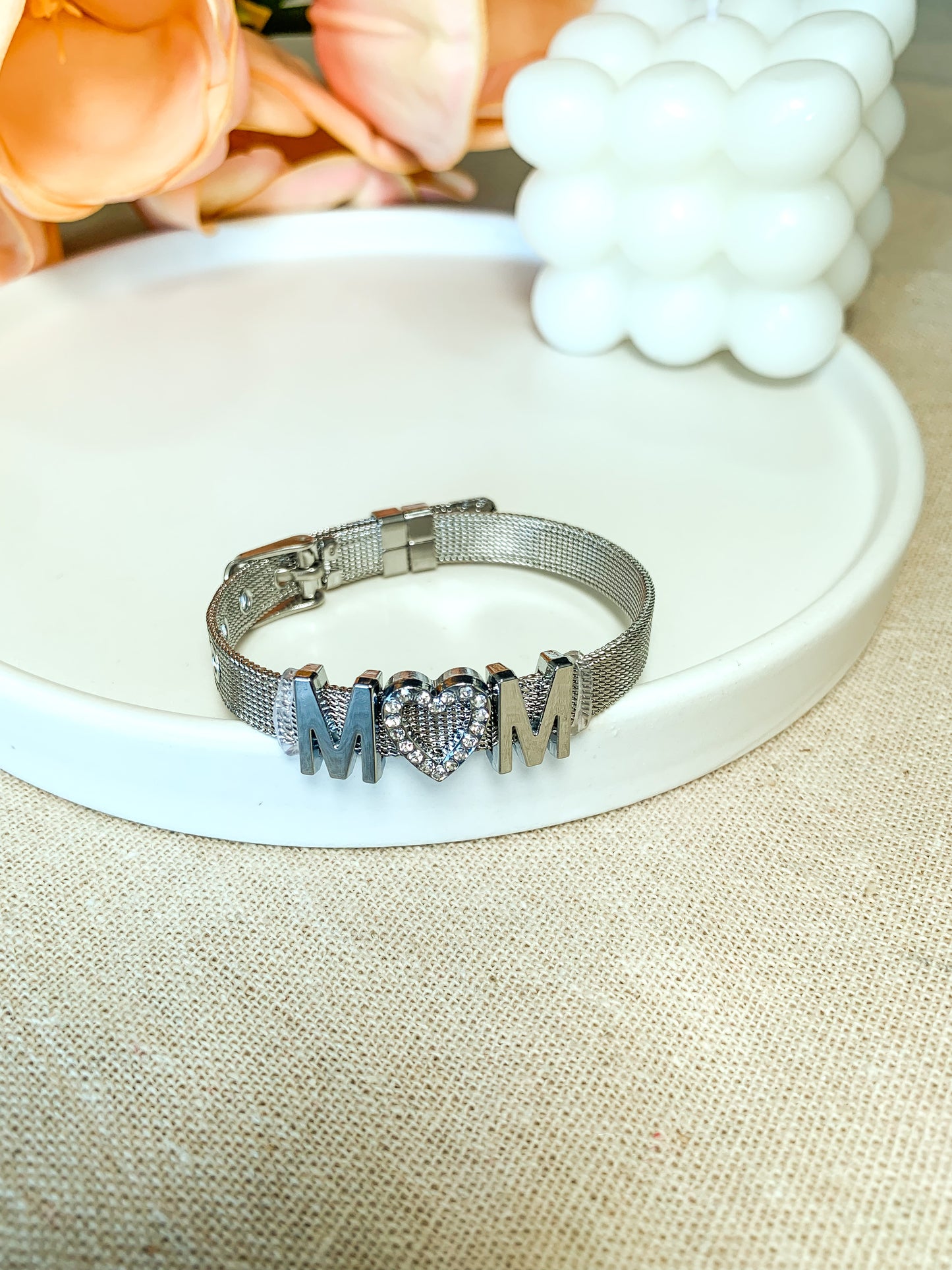 Bracelet Silver Mom